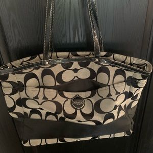 Coach Signature Multifunction Tote Bag